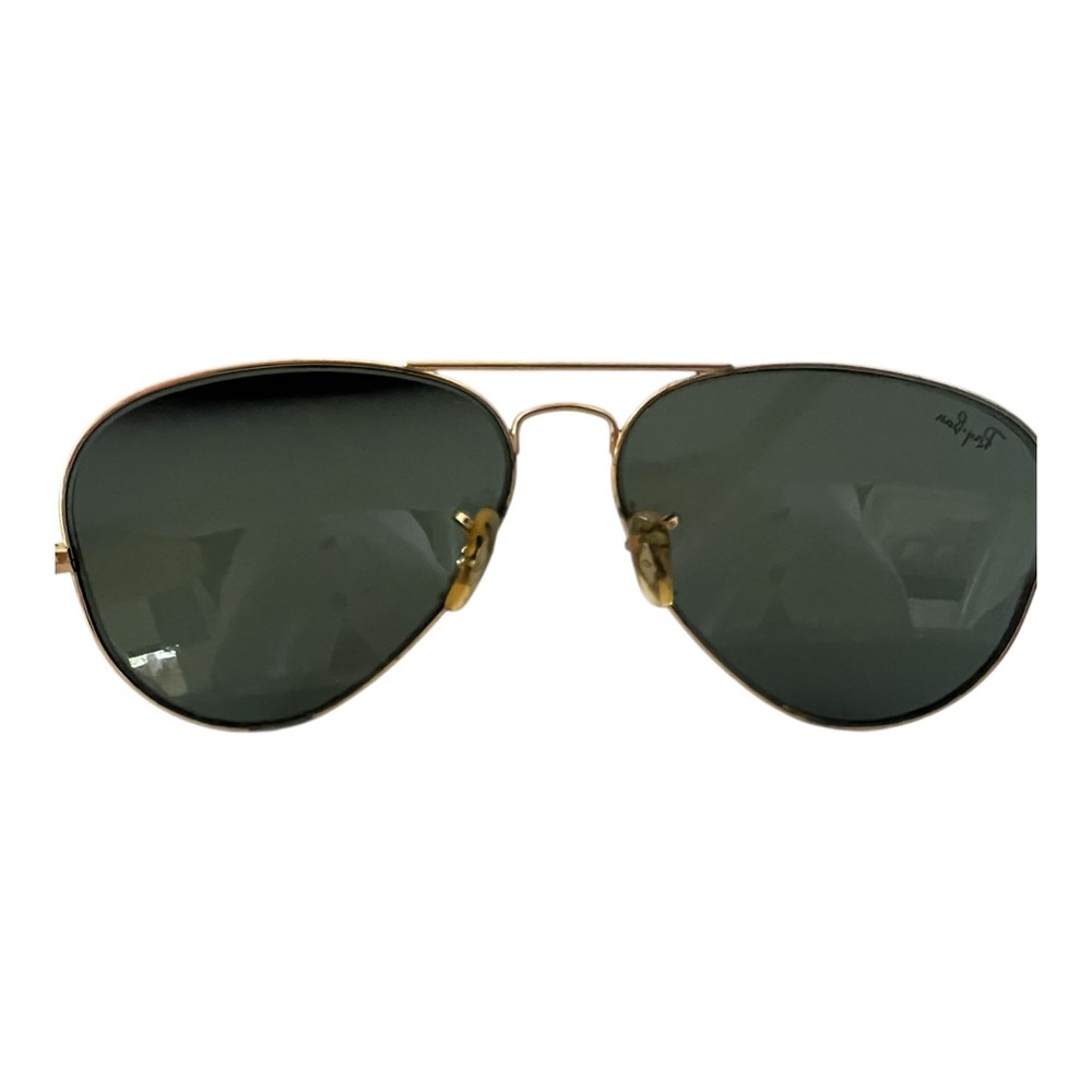 Vintage Ray Ban Bausch Gold 58mm Aviator Sunglasses 58-14 - Picture 7 of 13
